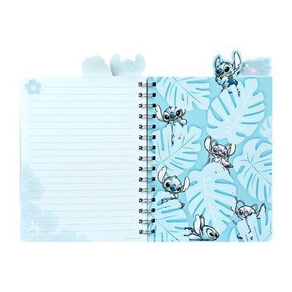 Caderno Espiral Stitch com Marcadores de Página