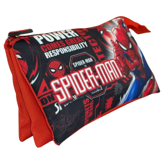 Porta lápis / Estojo triplo Homem aranha Spiderman fight on
