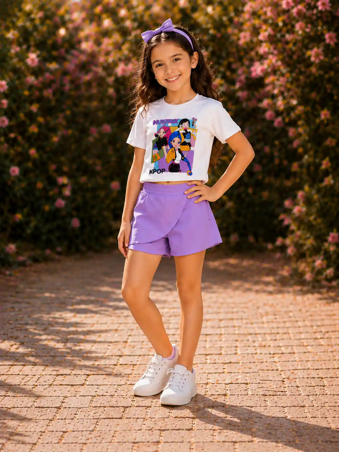 Conjunto K-Pop Menina – Estilo, Conforto e Diversão
