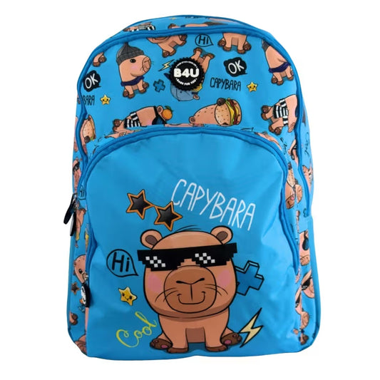 Mochila escolar B4U Capivara Cool