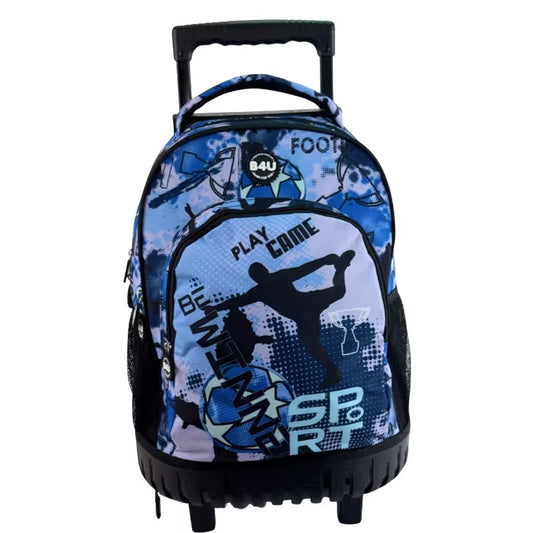 Trolley Escolar B4U Futebol 44cm