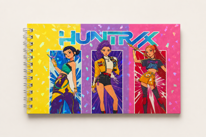 Cadernos de pintar HUNTRIX