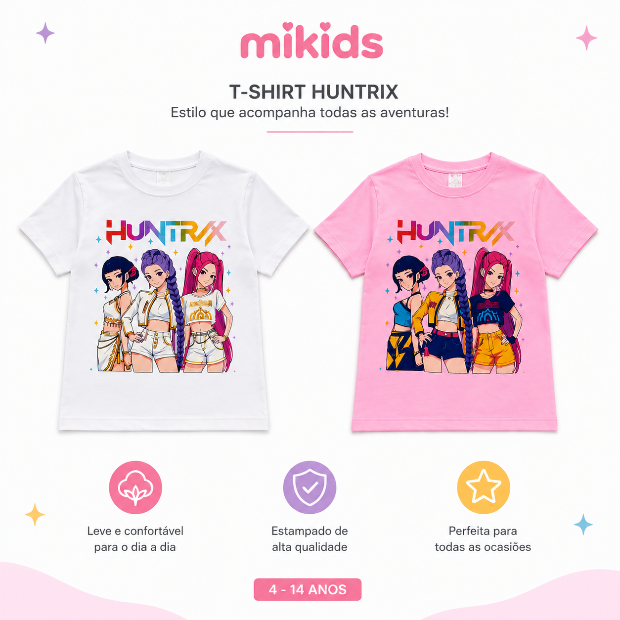 T-Shirt Huntrix Infantil