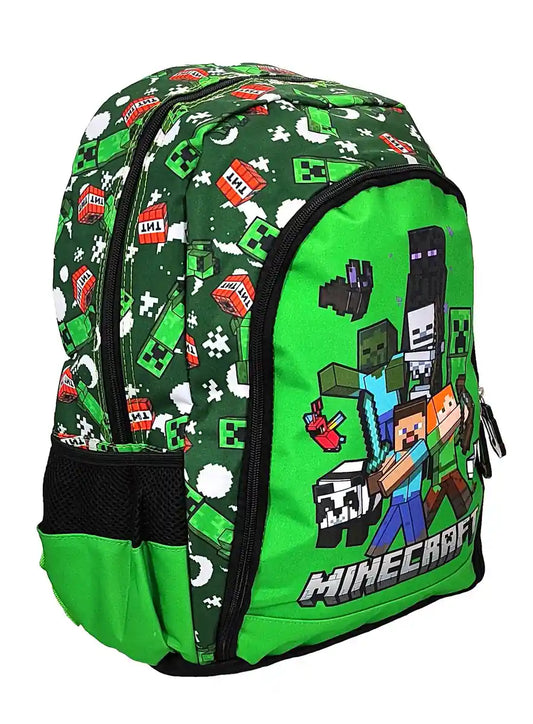 Mochila Escolar Minecraft 43 cms