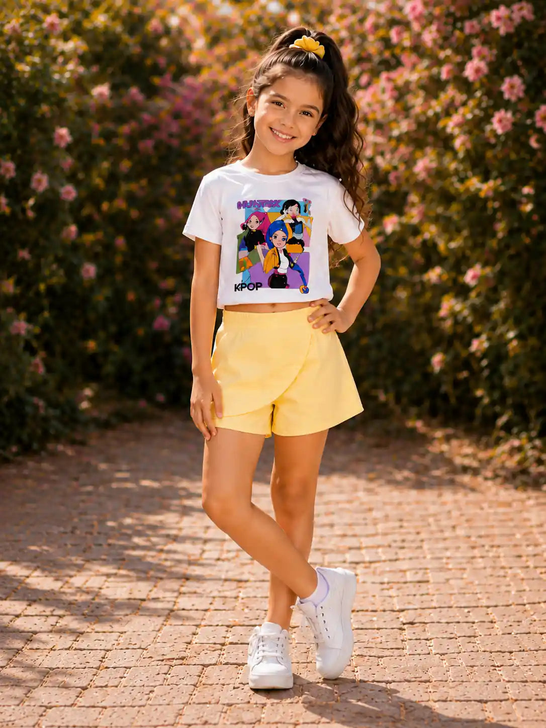 Conjunto K-Pop Menina – Estilo, Conforto e Diversão