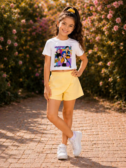 Conjunto K-Pop Menina – Estilo, Conforto e Diversão