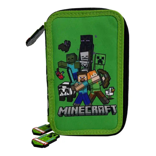 Estojo Triplo  Minecraft