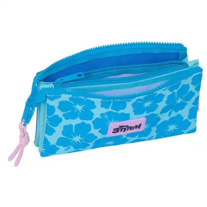 Porta lápis triplo Stitch Havai Disney
