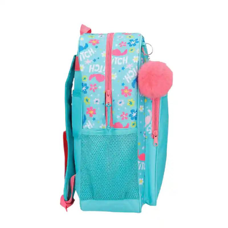 Mochila Escolar STITCH Aloha Azul