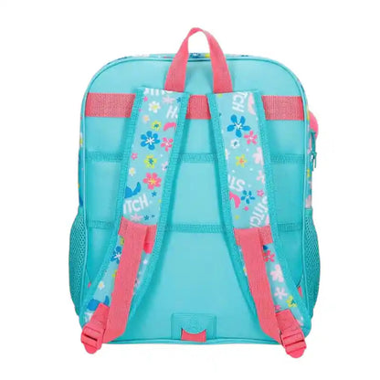 Mochila Escolar STITCH Aloha Azul