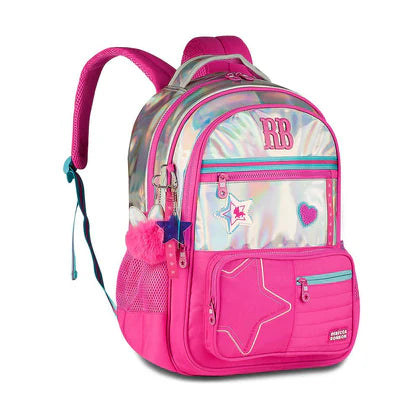 Mochila escolar Rebecca bombom holográfica