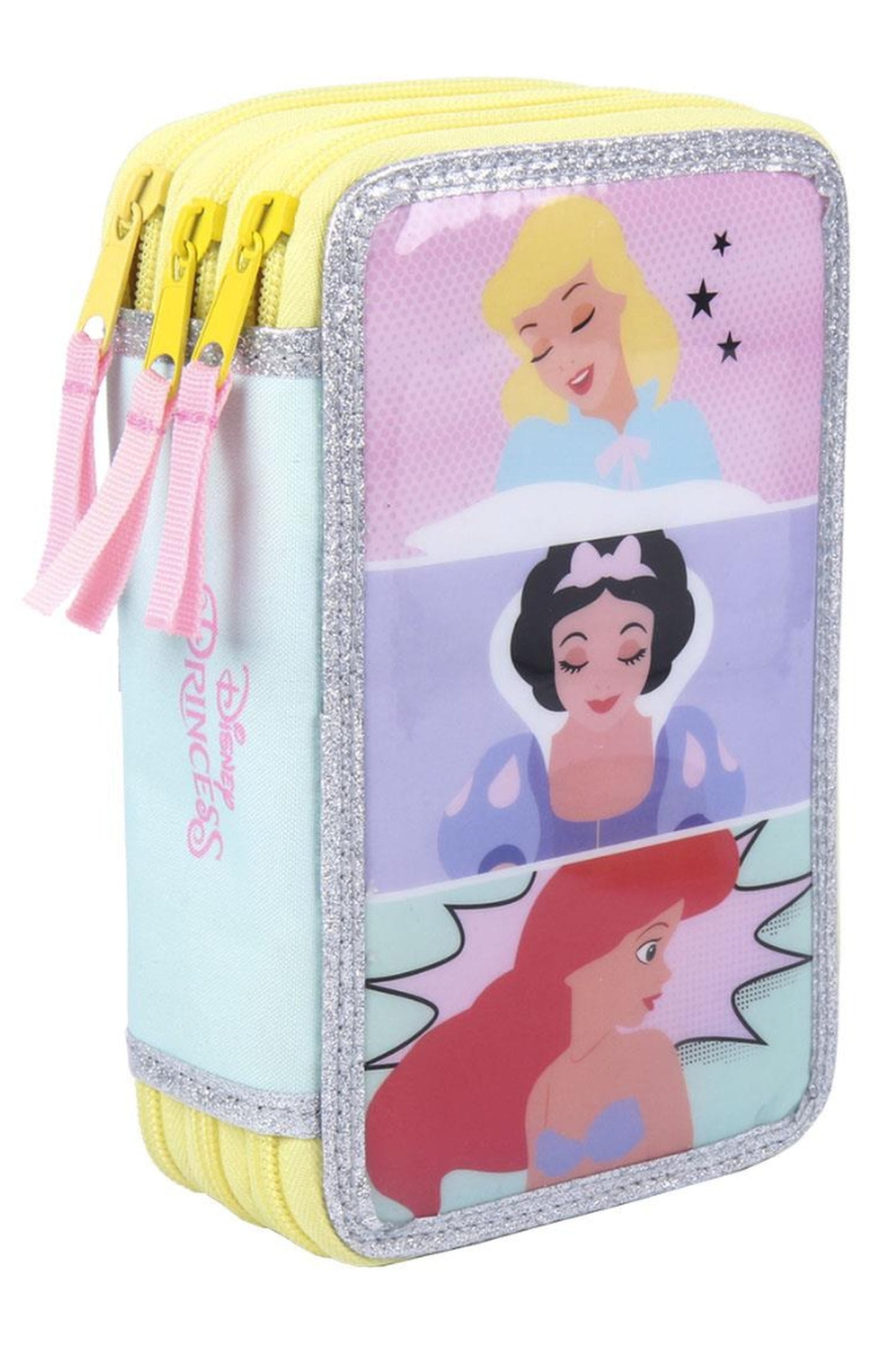 Estojo Triplo Princesas Disney Giotto