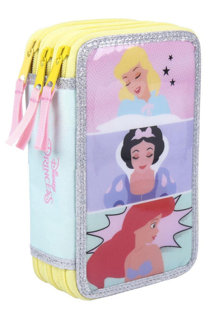 Estojo Triplo Princesas Disney Giotto