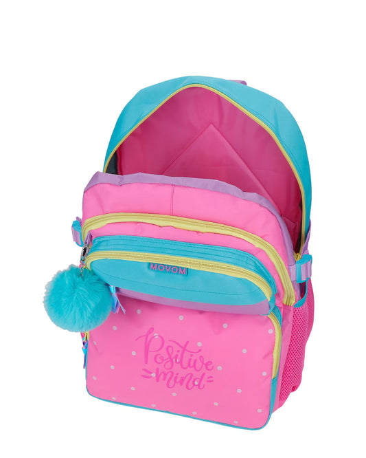 Mochila escolar Movom Positive Mind adaptável