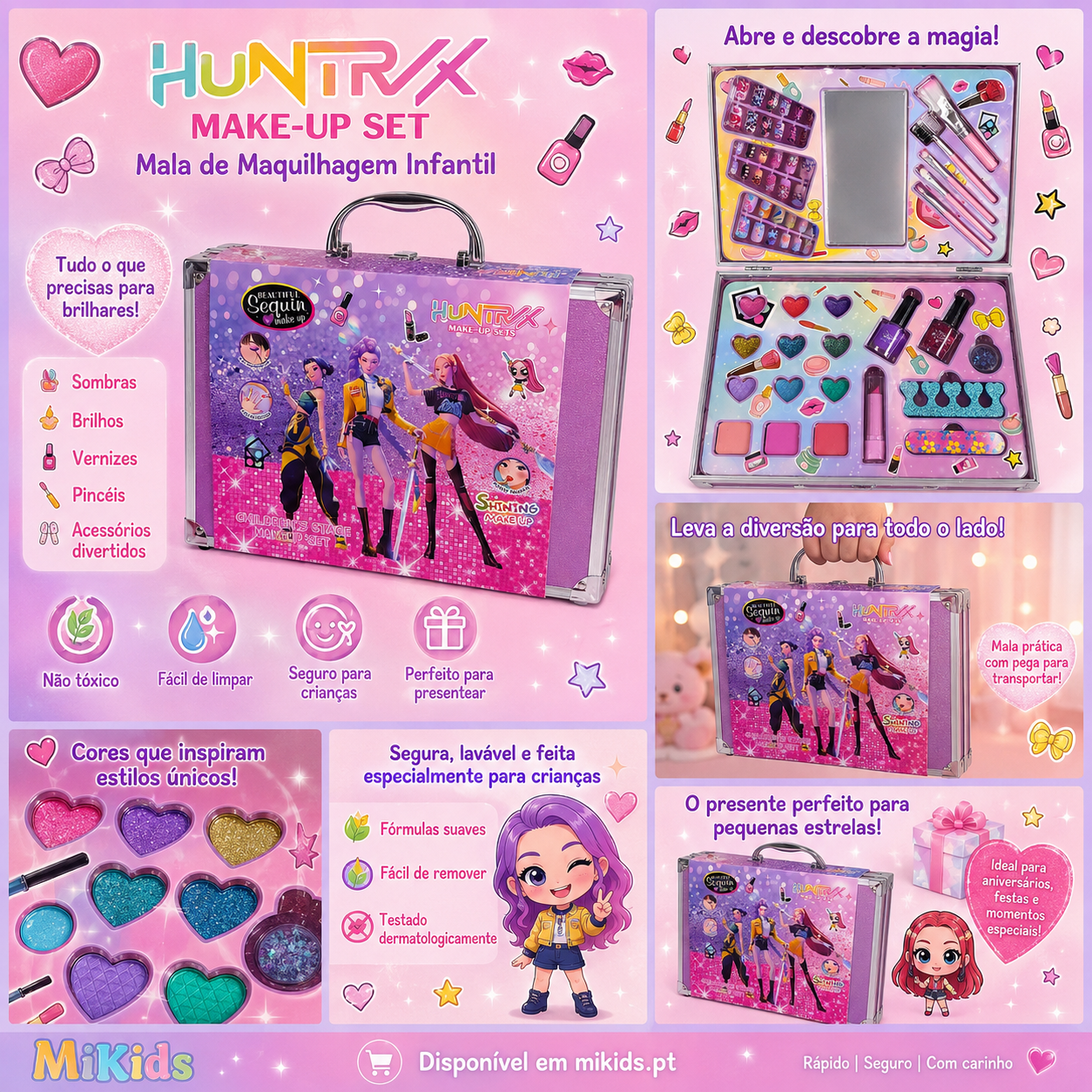 Mala de Maquilhagem Infantil Huntrix